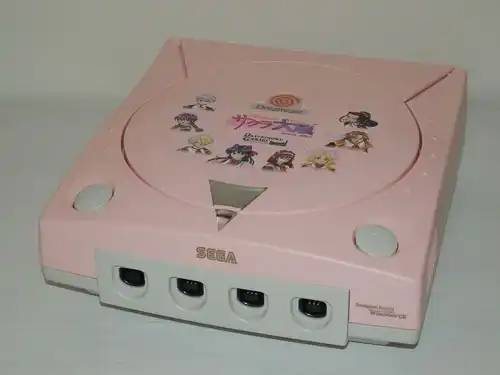 Sakura Wars SEGA Dreamcast Pink VMU Visual Memory Unit with Cap