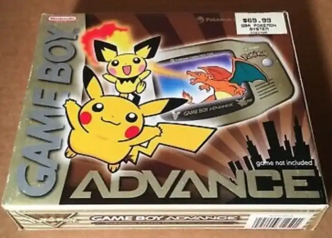 3 GIOCHI IN SCATOLA GBA + MINI CONSOLE POKEMON PIKACHU …