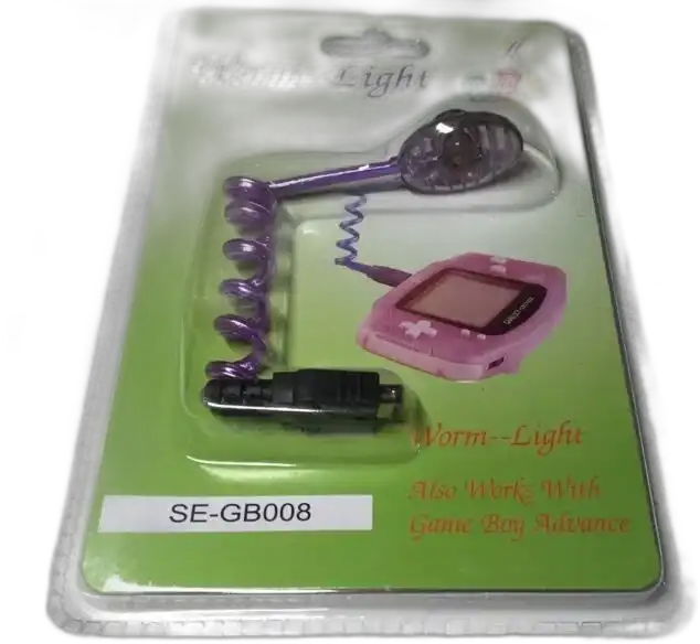  Nintendo Game Boy Advance Worm Light