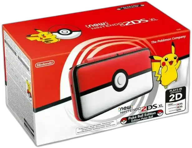  New Nintendo 2DS XL Pokémon Pokéball Console [NA]