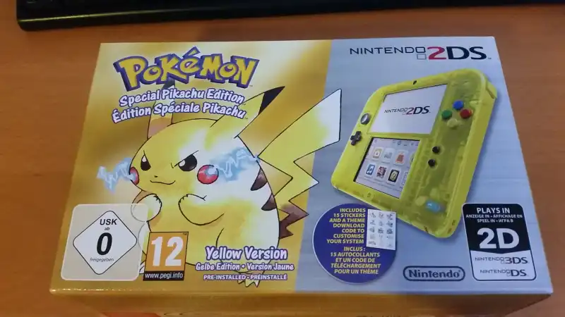  Nintendo 2DS Pokemon Pikachu Console [EU]