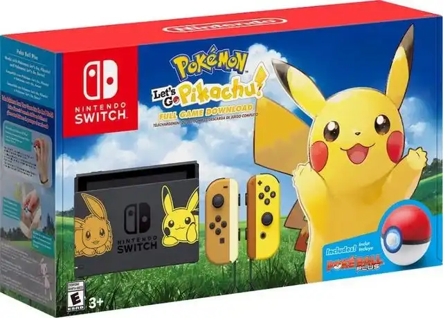 Nintendo Switch Pokemon Let's Go Pikachu Console [NA]