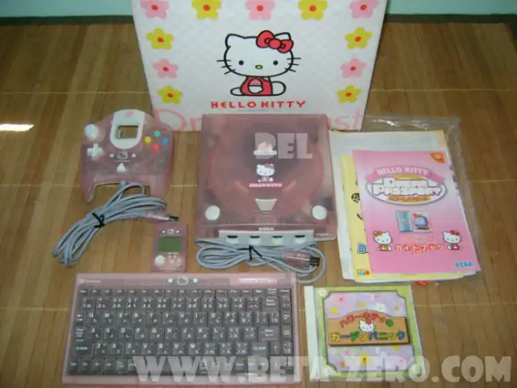  Sega Dreamcast Hello Kitty Pink Console