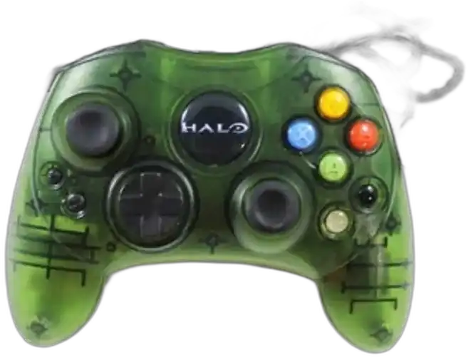  Microsoft Xbox Halo Green Controller S