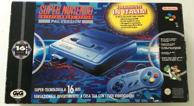  SNES Finally in Italy! Console