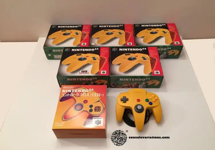  Nintendo 64 Solid Yellow Controller [JP]