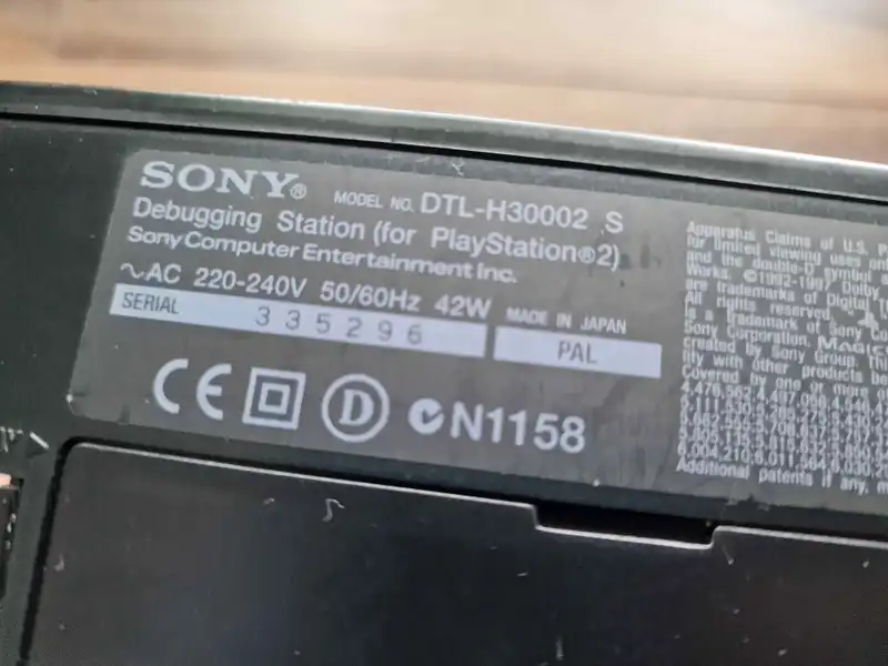  Sony PlayStation 2 Debugging Station DTL-H30002s [EU]