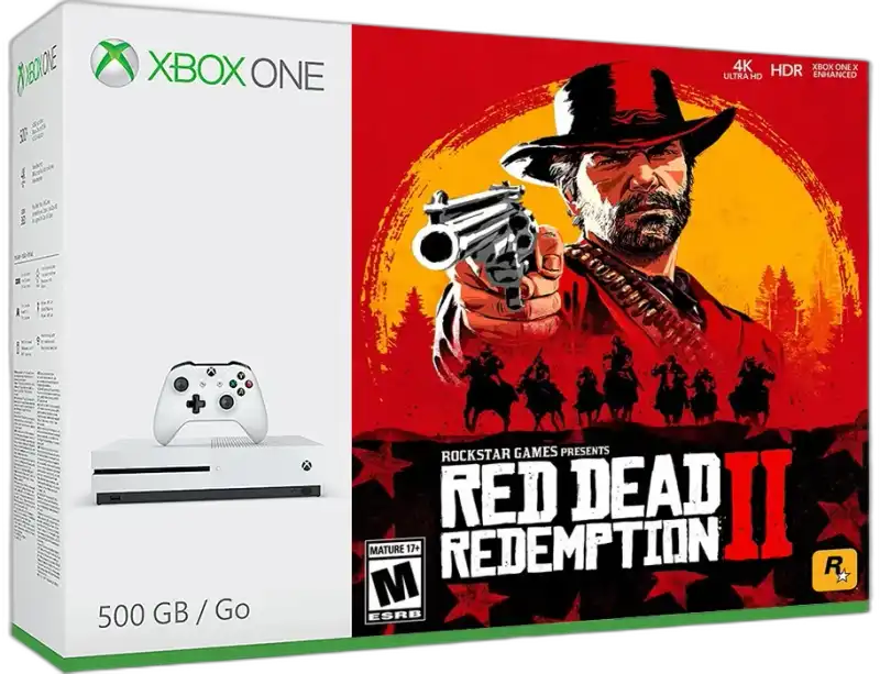 Microsoft Xbox One S Red Dead Redemption 2 Bundle - Consolevariations