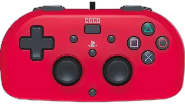  Hori PlayStation 4 Red Mini Wired Gamepad