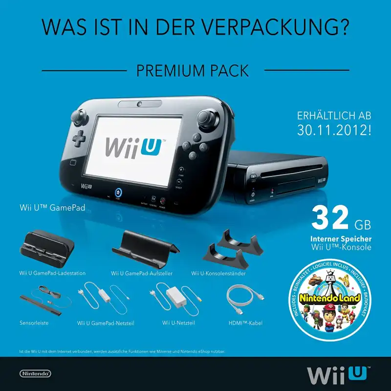 Nintendo Wii U Premium Pack Nintendo Land - DiscoAzul.com