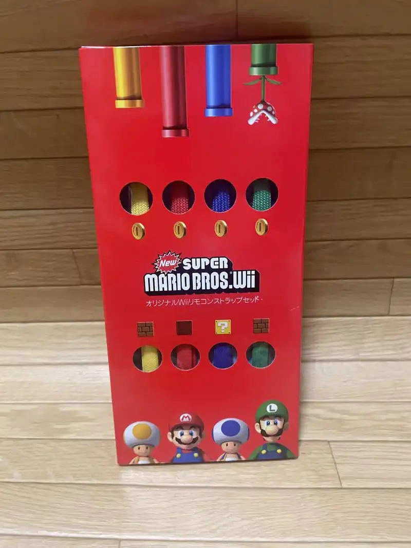  Nintendo Wii New Super Mario Bros. Wii Strap Set