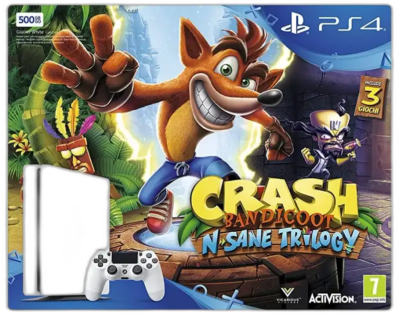 Sony PlayStation 4 Slim Crash Bandicoot N-sane Trilogy Bundle -  Consolevariations