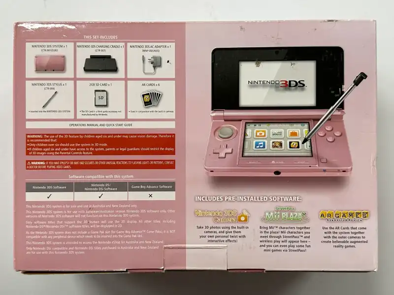 Nintendo 3DS Lavender Pink Console [AUS] - Consolevariations