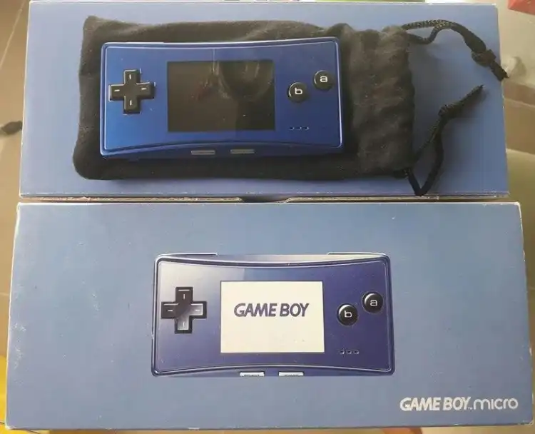  Nintendo Game Boy Micro Blue Console