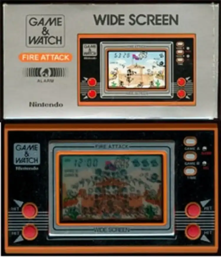 Nintendo Game & Watch Fire Attack - Consolevariations