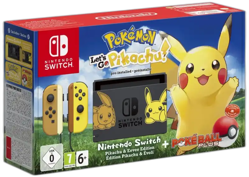  Nintendo Switch Pokemon Let's go Pikachu Console [EU]