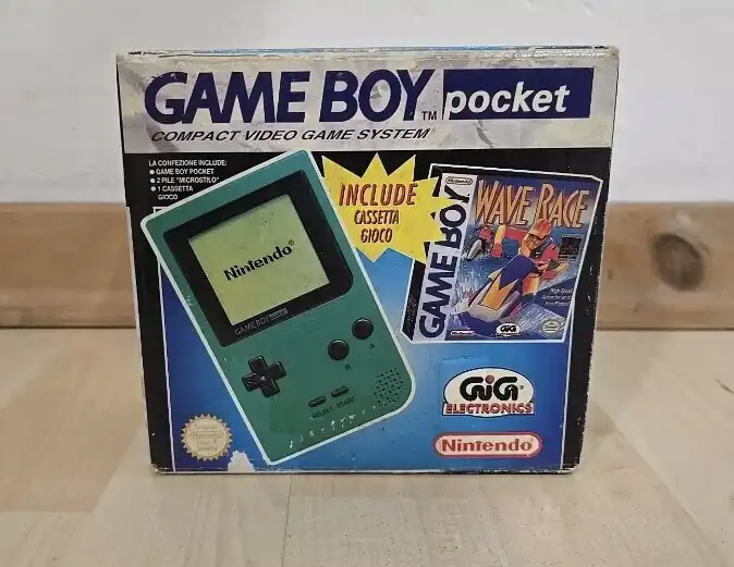 Nintendo Game Boy Pocket Wreen Wave Race Bundle [IT]