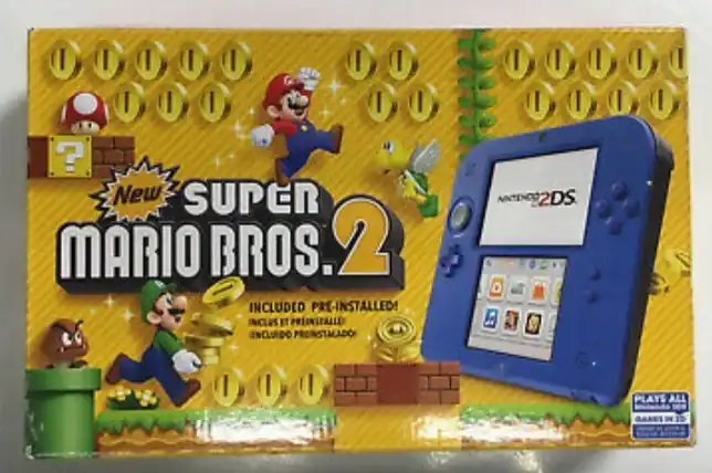 Nintendo 2DS New Super Mario Bros. 2 Bundle in newest Blue