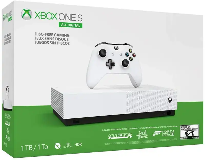  Microsoft Xbox One S All Digital Console
