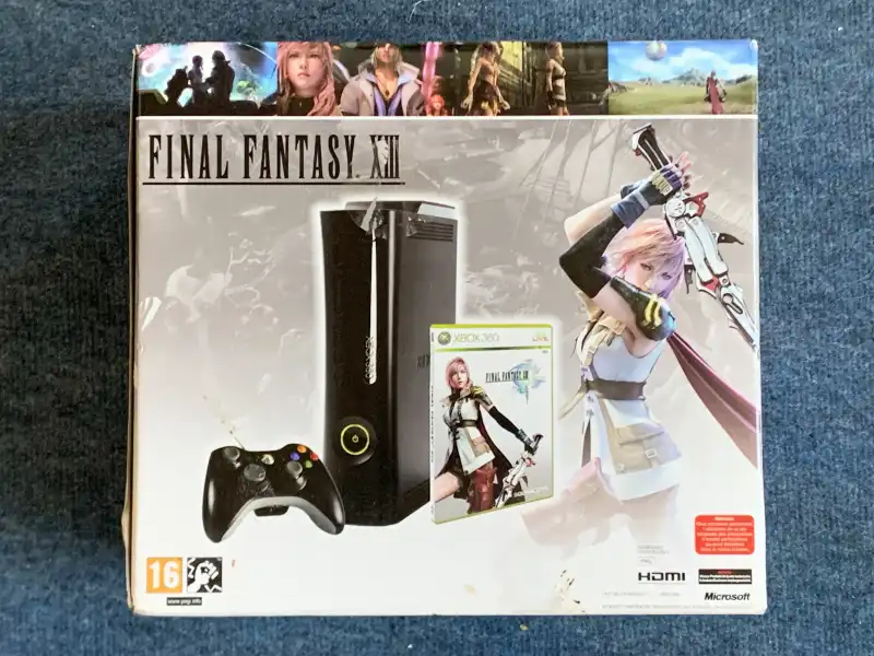 Microsoft Xbox 360 2024 Final Fantasy XIII Console w/Games, Accessories