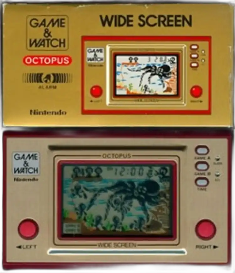 Nintendo Game & Watch Octopus
