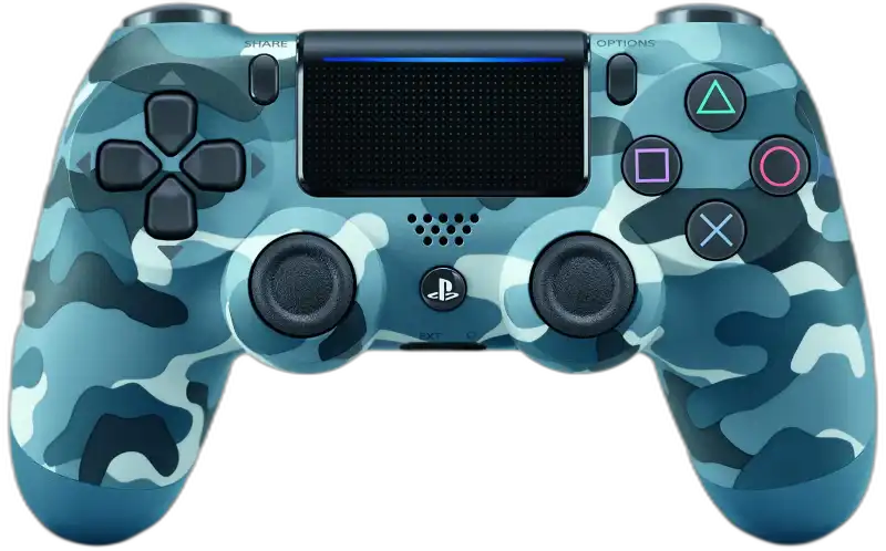  Sony PlayStation 4 Blue Camouflage Controller