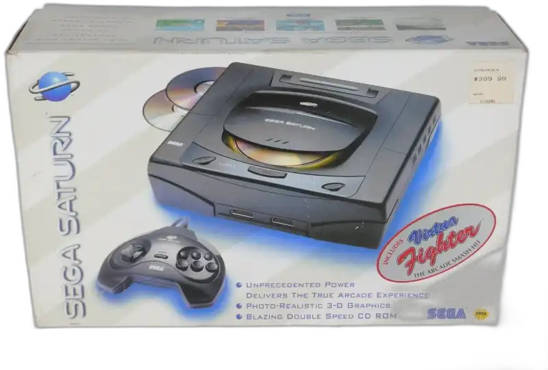  Sega Saturn Virtua Fighter White Box Bundle