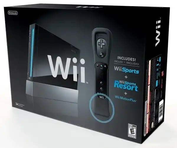  Nintendo Wii Black Console [NA]