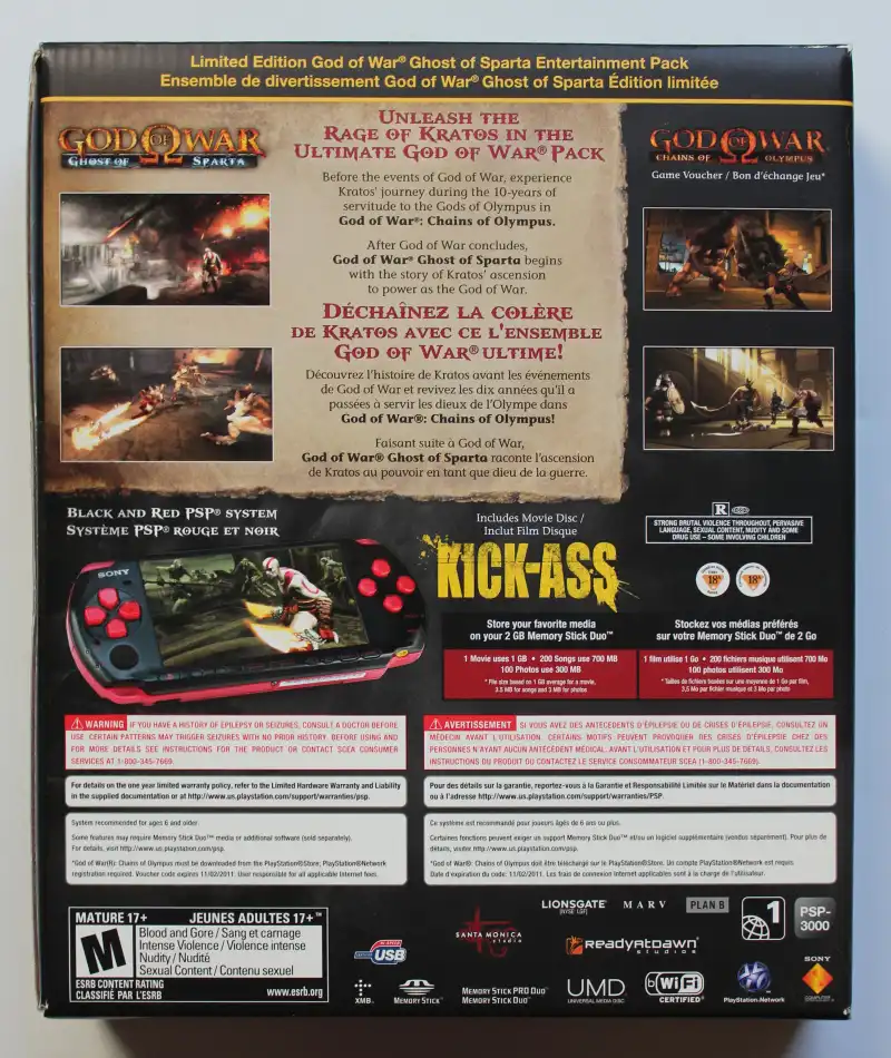 Best Buy: Sony God of War: Ghost of Sparta PSP System Entertainment Pack  98924