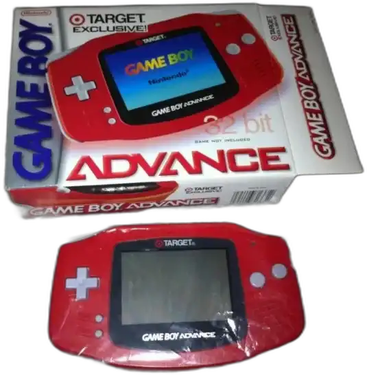  Nintendo Game Boy Advance Target Red Console