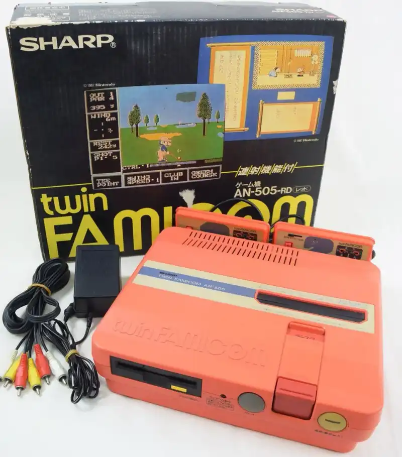 Sharp Twin Famicom AN-505-RD Console - Consolevariations