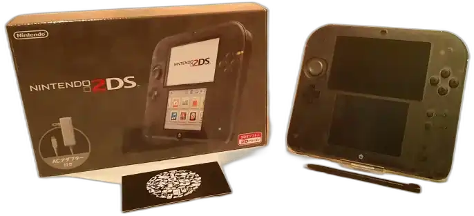  Nintendo 2DS Clear Black Console