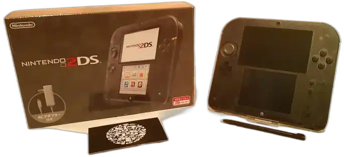 Nintendo 2DS Clear Black Console - Consolevariations