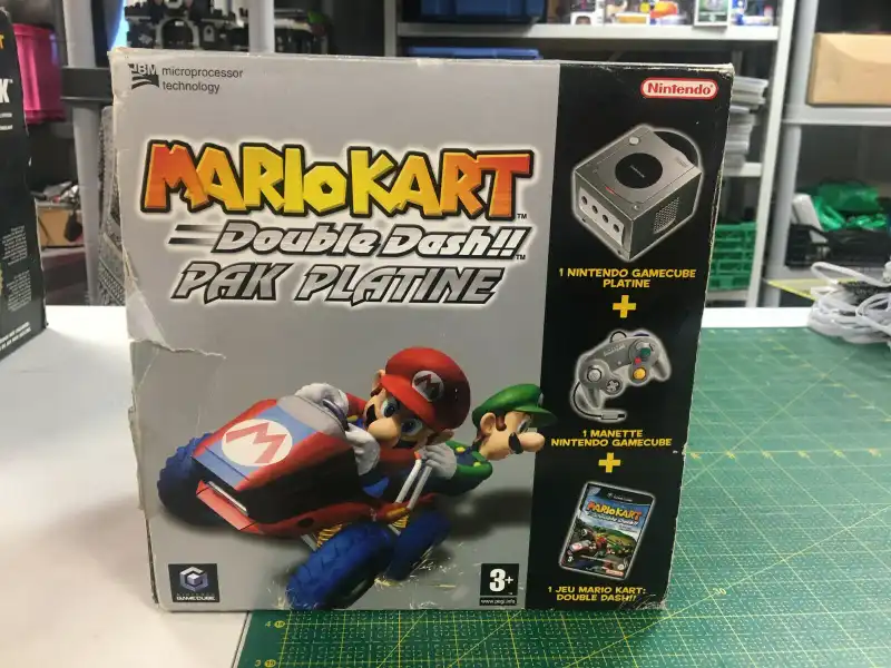 Nintendo GameCube Mario Kart Double Dash selling Bundle in Platinum