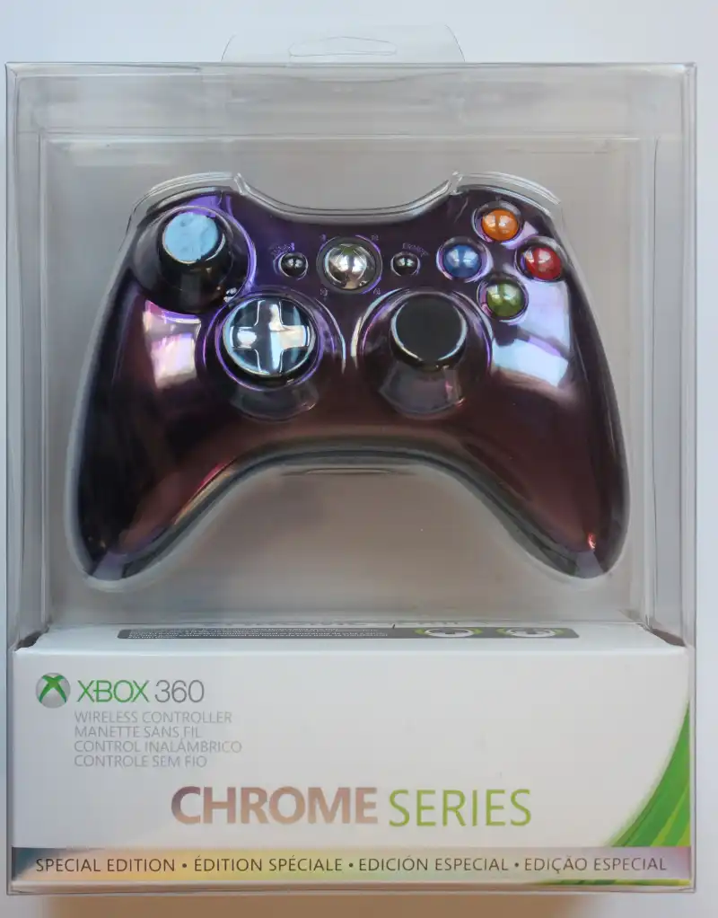 Microsoft Xbox 360 Chrome Purple Controller - Consolevariations