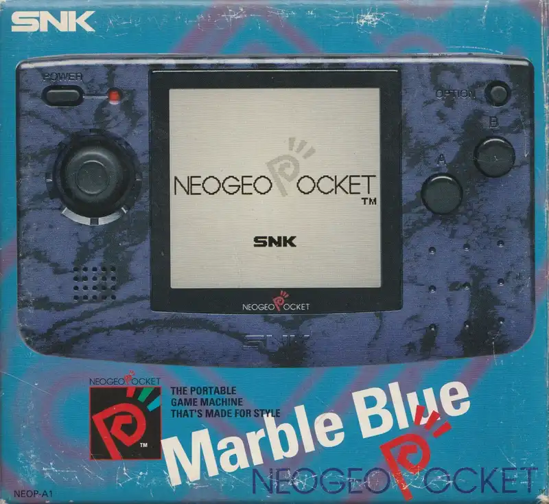  Neo Geo Pocket Marble Blue Console 