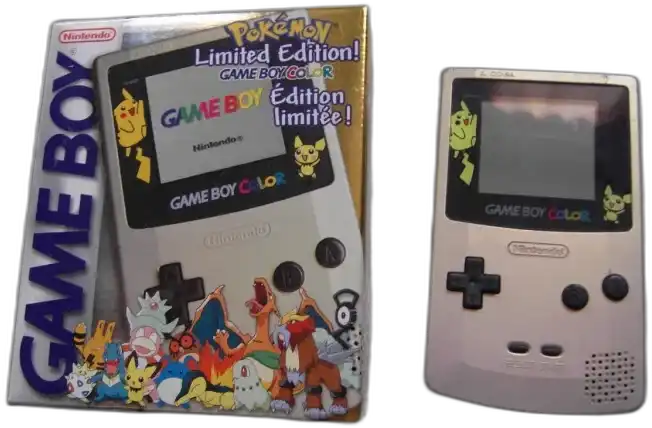 Game Boy Color System - Pokemon Gold And Silver Special Edition
