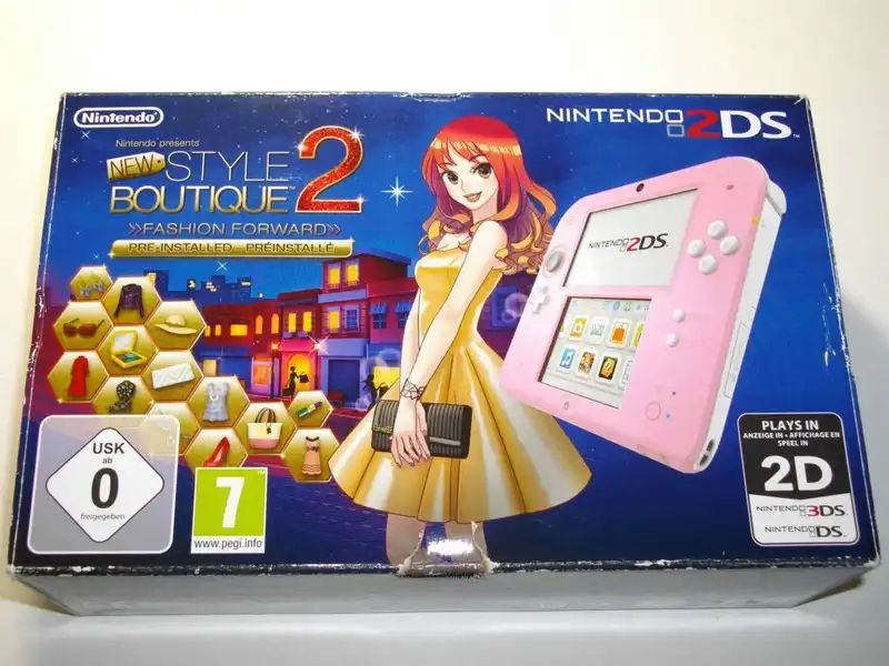  Nintendo 2DS Style Boutique 2 Pink Console