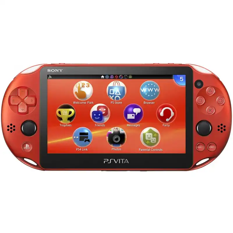  Sony PS Vita Slim Metallic Red Console