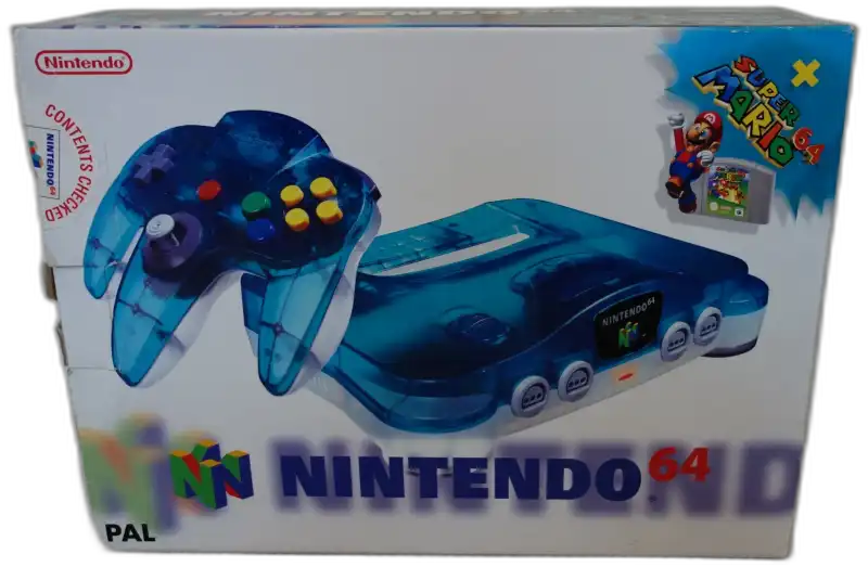  Nintendo 64 Blue/White Console [EU]