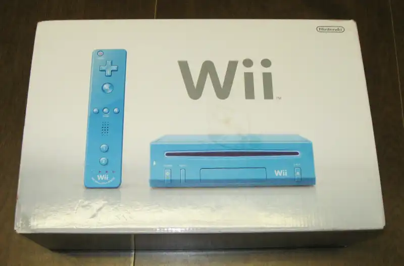  Nintendo Wii Light Blue Console [NA]