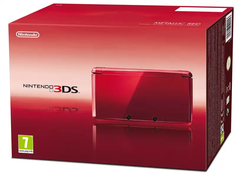  Nintendo 3DS Metallic Red Console [EU]