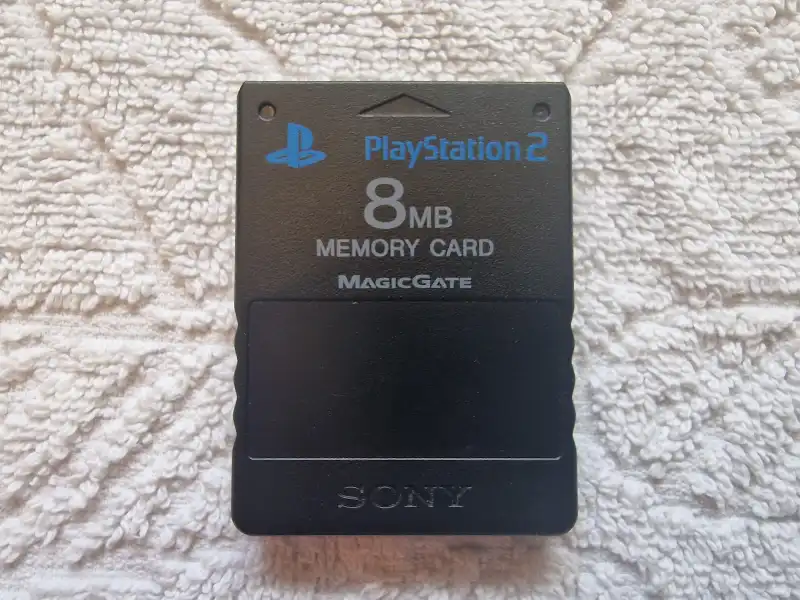 PlayStation 2 Official Sony 8mb Memory card - Black (PlayStation 2)