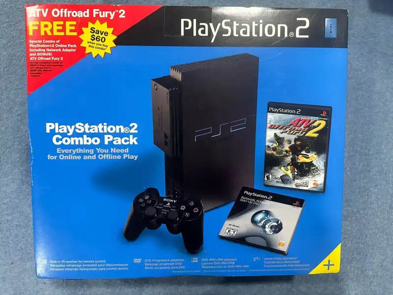  Sony PlayStation 2 ATV Offroad Fury 2 Combo Pack