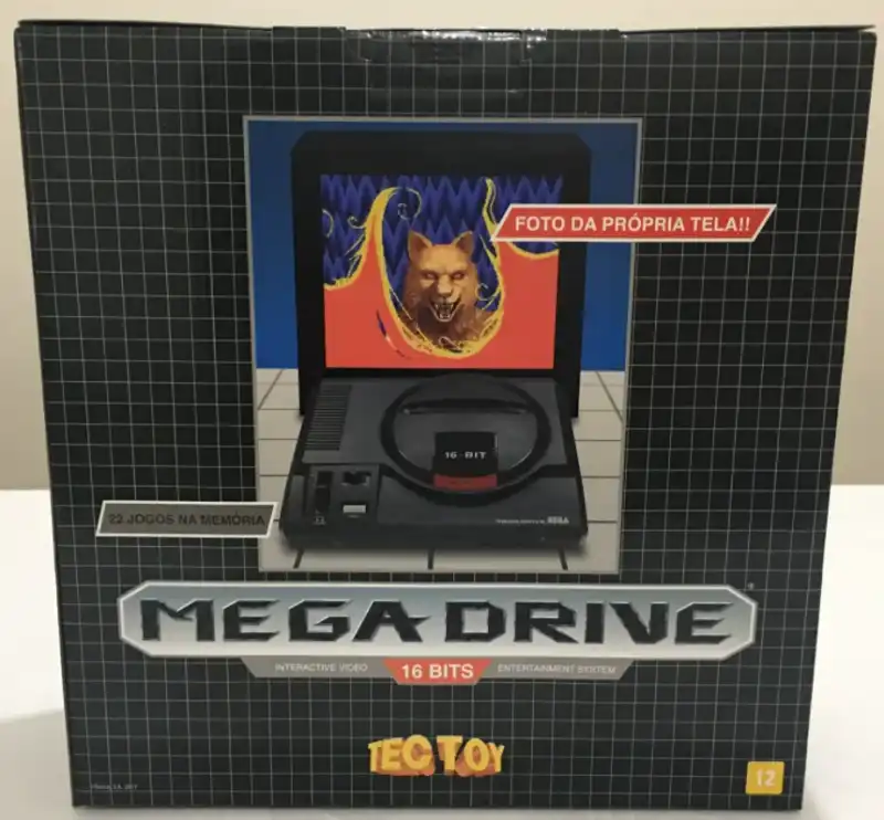  Tec Toy Mega Drive 22 Games Console
