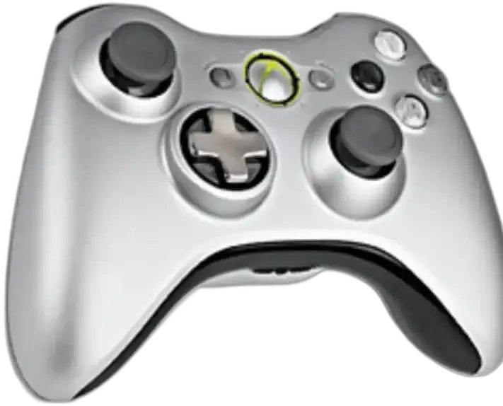  Microsoft Xbox 360 Silver Controller
