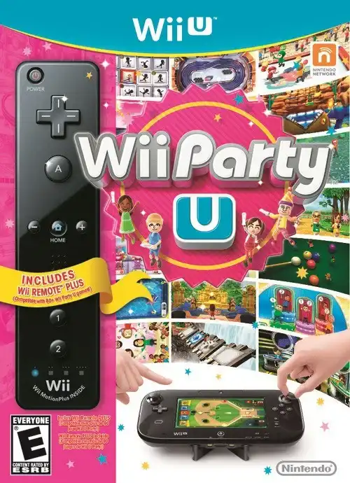  Nintendo Wii Party U+Wii Remote Plus Bundle