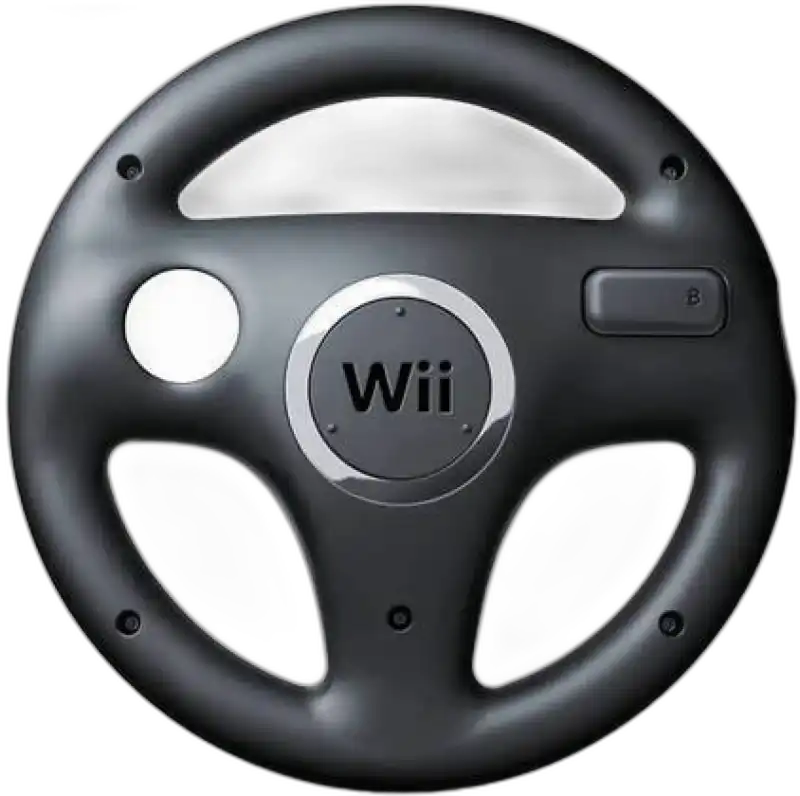  Nintendo Wii Black Wheel [EU]