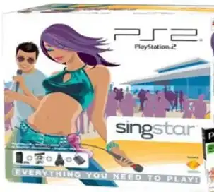  Sony PlayStation 2 Slim Singstar Bundle