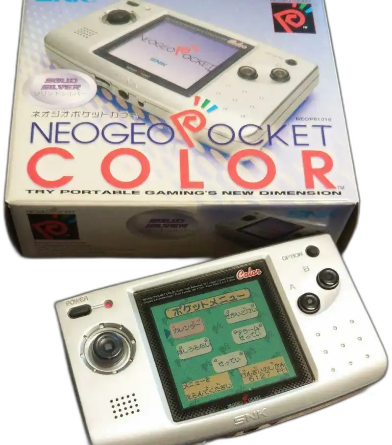  Neo Geo Pocket Color Solid Silver Console